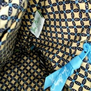 Vera Bradley Bali Blue Gabby Purse Handbag